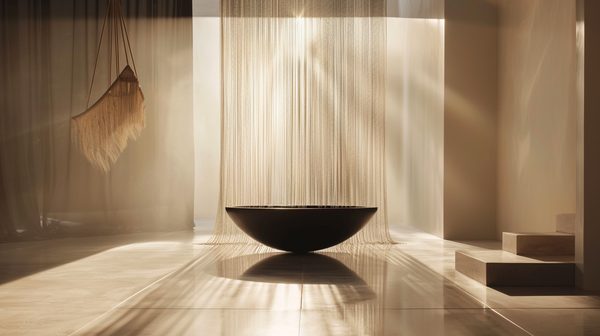 Suspension lin : l'éclairage apaisant pour votre bien-être